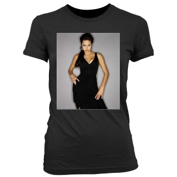 Angelina Jolie Women's Junior Cut Crewneck T-Shirt