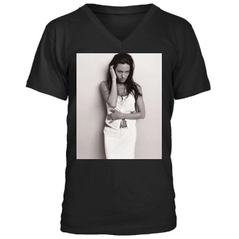 Angelina Jolie Men's V-Neck T-Shirt