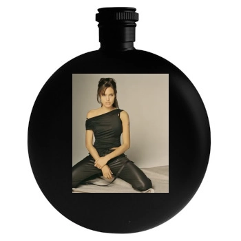 Angelina Jolie Round Flask