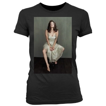 Angelina Jolie Women's Junior Cut Crewneck T-Shirt