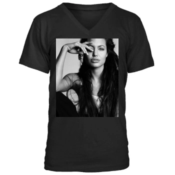 Angelina Jolie Men's V-Neck T-Shirt