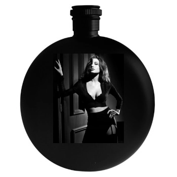 Angelina Jolie Round Flask