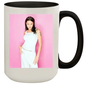 Angelina Jolie 15oz Colored Inner & Handle Mug