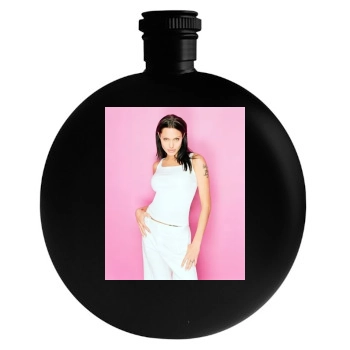 Angelina Jolie Round Flask