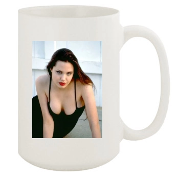 Angelina Jolie 15oz White Mug