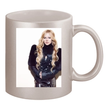 Avril Lavigne 11oz Metallic Silver Mug