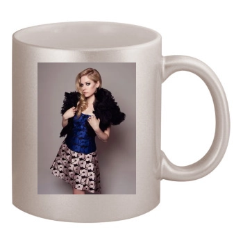 Avril Lavigne 11oz Metallic Silver Mug