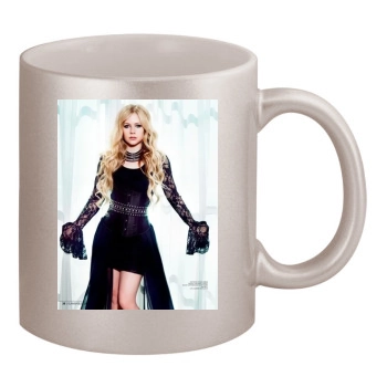 Avril Lavigne 11oz Metallic Silver Mug