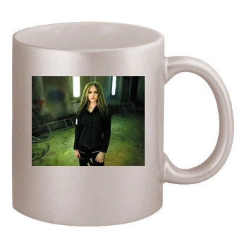 Avril Lavigne 11oz Metallic Silver Mug