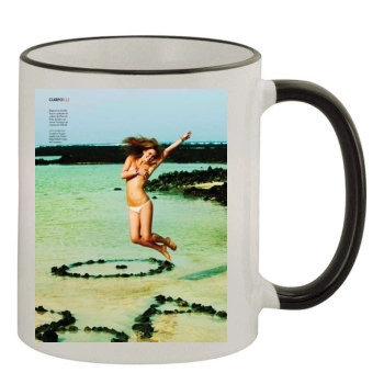 Bar Refaeli 11oz Colored Rim & Handle Mug