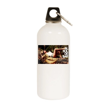 Bar Refaeli White Water Bottle With Carabiner