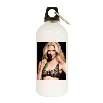 Bar Refaeli White Water Bottle With Carabiner