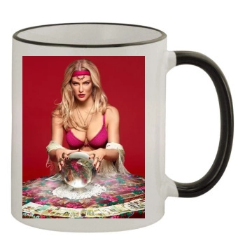 Bar Refaeli 11oz Colored Rim & Handle Mug