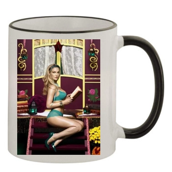 Bar Refaeli 11oz Colored Rim & Handle Mug