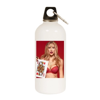 Bar Refaeli White Water Bottle With Carabiner