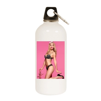 Bar Refaeli White Water Bottle With Carabiner