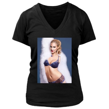 Bar Refaeli Women's Deep V-Neck TShirt