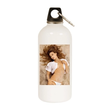 Bar Refaeli White Water Bottle With Carabiner