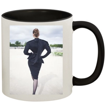 Barbara Palvin 11oz Colored Inner & Handle Mug