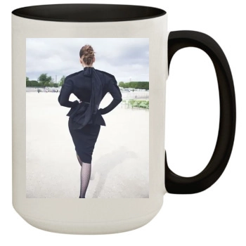 Barbara Palvin 15oz Colored Inner & Handle Mug