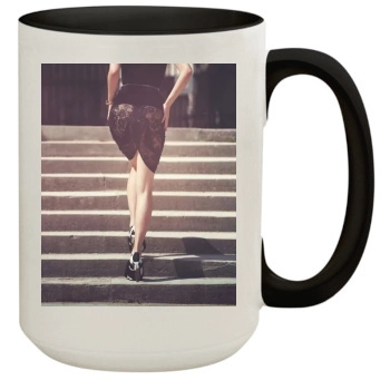 Barbara Palvin 15oz Colored Inner & Handle Mug