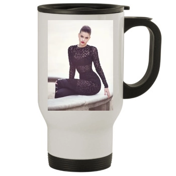 Barbara Palvin Stainless Steel Travel Mug