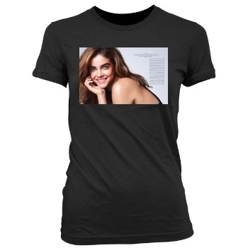 Barbara Palvin Women's Junior Cut Crewneck T-Shirt