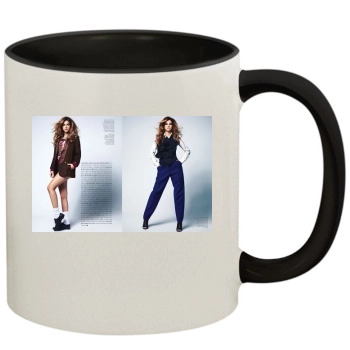 Barbara Palvin 11oz Colored Inner & Handle Mug