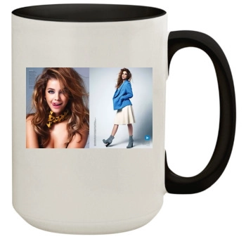 Barbara Palvin 15oz Colored Inner & Handle Mug