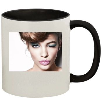 Barbara Palvin 11oz Colored Inner & Handle Mug