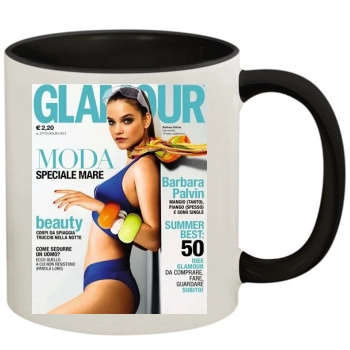 Barbara Palvin 11oz Colored Inner & Handle Mug