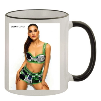 Barbara Palvin 11oz Colored Rim & Handle Mug