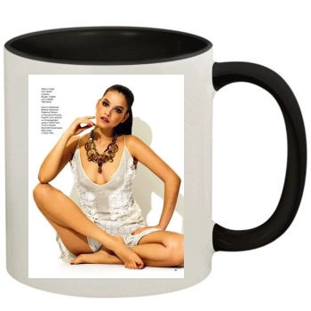 Barbara Palvin 11oz Colored Inner & Handle Mug