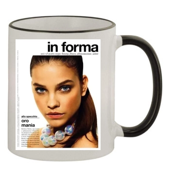 Barbara Palvin 11oz Colored Rim & Handle Mug