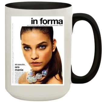 Barbara Palvin 15oz Colored Inner & Handle Mug