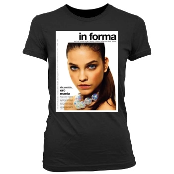 Barbara Palvin Women's Junior Cut Crewneck T-Shirt