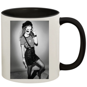 Barbara Palvin 11oz Colored Inner & Handle Mug