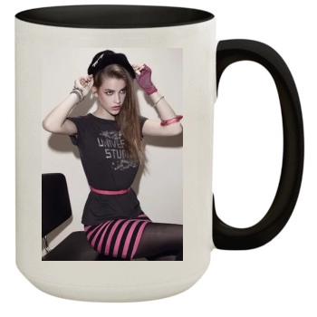 Barbara Palvin 15oz Colored Inner & Handle Mug