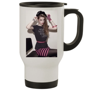 Barbara Palvin Stainless Steel Travel Mug