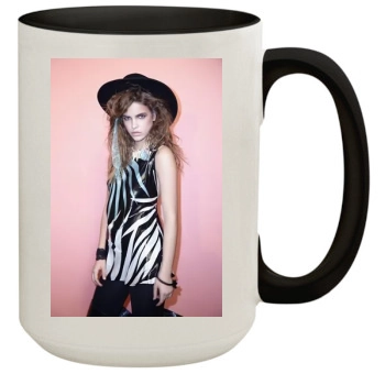 Barbara Palvin 15oz Colored Inner & Handle Mug