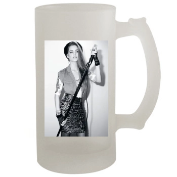 Barbara Palvin 16oz Frosted Beer Stein