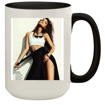 Barbara Palvin 15oz Colored Inner & Handle Mug