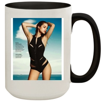 Barbara Palvin 15oz Colored Inner & Handle Mug