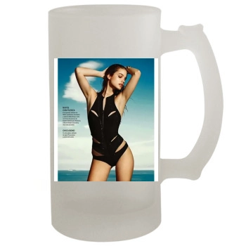 Barbara Palvin 16oz Frosted Beer Stein