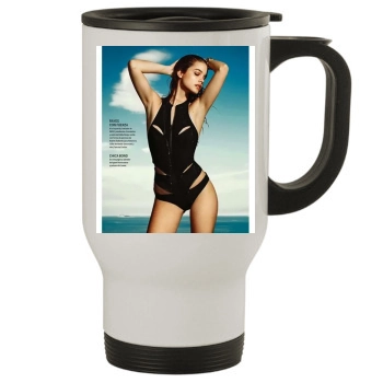 Barbara Palvin Stainless Steel Travel Mug