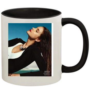 Barbara Palvin 11oz Colored Inner & Handle Mug