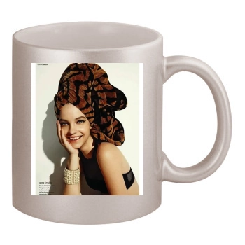 Barbara Palvin 11oz Metallic Silver Mug