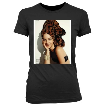 Barbara Palvin Women's Junior Cut Crewneck T-Shirt