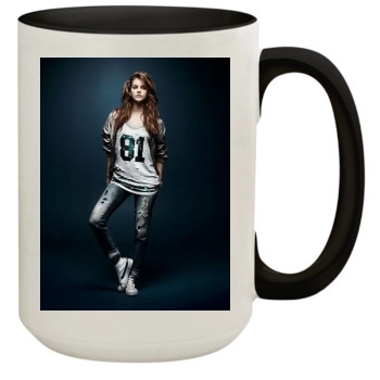 Barbara Palvin 15oz Colored Inner & Handle Mug