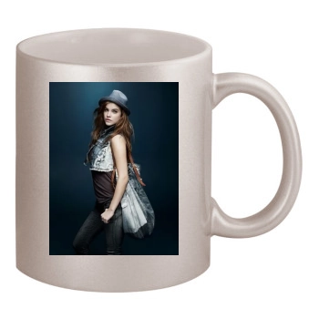 Barbara Palvin 11oz Metallic Silver Mug